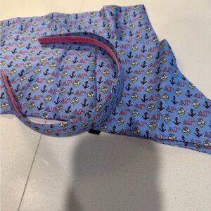 Vineyard Vines Delta Gamma Blue Anchor Sash and Headband Set